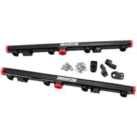 Aeroflow AF64-2155BLK GM LS1 LS2 LS3 Billet EFI Fuel Rails Black