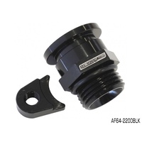 AEROFLOW BLACK FUEL PRESSURE REGULATOR ADAPTER FOR HOLDEN V8 EFI AF64-2200BLK