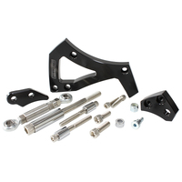 Aeroflow Mid Mount Drivers Side Alternator Bracket Black for Ford 302 351 V8