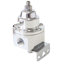 Aeroflow AF66-2055 3-Port Billet Fuel Pressure Regulator 30 - 120psi Polished