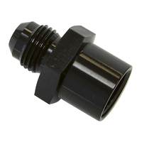 Aeroflow AF712-06BLK Metric Female O-Ring Seal to AN Adapter M16 x 1.5 to -6AN