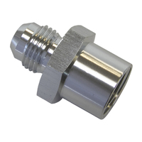 Aeroflow AF712-06 Silver Metric Female ORing Seal AN Adapter M16 x 1.5 to -6AN