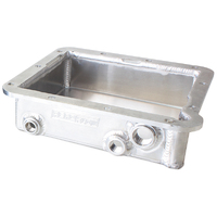 AEROFLOW 3" DEEP FABRICATED TRANS PAN FOR FORD C4 NATURAL FINISH AF72-3000