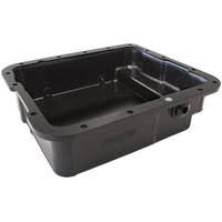 AEROFLOW DEEP TRANSMISSION PAN - COMMODORE / CHEV FOR GM 4L60E & 4L60 (BLACK)