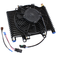 AEROFLOW COMPETITION OIL OR P/STEER COOLER WITH 9" 120W FAN AF72-6000