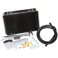 AEROFLOW AF72-6050 OIL COOLER KIT 11" x 6" WITH 3/8" BARB FITTINGS