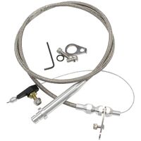 Aeroflow AF72-7007 Kickdown Cable Chrome for GM TH350 Turbo 350 Transmission