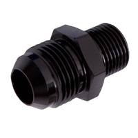 AEROFLOW AN EFI FUEL PUMP ADAPTER M18 X 1.5MM TO -10AN BLACK FINISH AF734-10BLK
