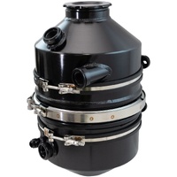 Aeroflow AF77-1053BLK Dry Sump Tank 11.3 L Black Aluminium 16" Height x 9" Dia