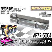 AEROFLOW FABRICATED BILLET VALVE COVERS FOR EARLY HOLDEN V8 253 - 308 V8 PAIR