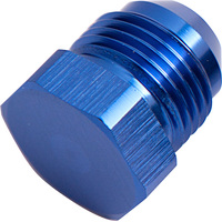 Aeroflow AF806-03 AN Flare Plug -3AN Blue Finish
