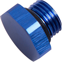 Aeroflow AF814-06 ORB Hex Port Plug -6AN Blue Finish