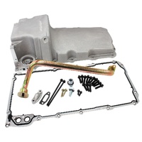 Aeroflow AF77-1050 Dry Sump Tank - 7.5 L Raw Alloy 19.5" Height x 6" Diameter