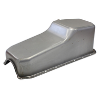AEROFLOW AF82-9005 OIL PAN RAW FINISH SMALL BLOCK CHEV V8 LH DIPSTICK