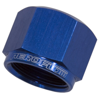 Aeroflow AF820-10 AN Female Flare Cap -10AN Blue Finish