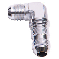 AEROFLOW AF833-04S SILVER 90° BULKHEAD -4AN - SOLD AS EACH