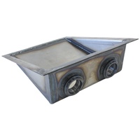 Aeroflow Af85-1000 Steel Universal Weld on Fuel Tank Sump With x2 -12ORD Outlets