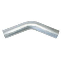 AEROFLOW AF8602-250 45 DEG ALUMINIUM MANDREL BEND 2.5" 63mm DIA - 140mm LEG