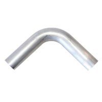 AEROFLOW AF8603-250 90° ALUMINIUM MANDREL BEND PIPE 2-1/2" 63mm DIA - 140mm LEG