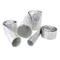 Aeroflow Aluminised Heat Sleeve 1-5/8" to 2" ID 3ft 1 metre Withstands 500°