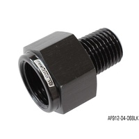 AEROFLOW BLACK NPT PIPE EXPANDER REDUCER 1/4" TO 3/8" AF912-04-06BLK