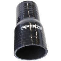 Aeroflow AF9201-085-075 Black Straight Silicone Hose Reducer 22mm To 19mm ID