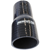 Aeroflow AF9201-112-100 Black Straight Silicone Hose Reducer 28mm To 25mm ID