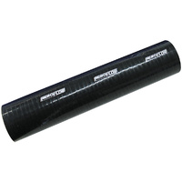 Aeroflow AF9201-125M Black Straight Silicone Hose 1-1/4" 32mm ID x 12" 300mm Long