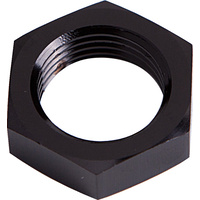 AEROFLOW AF924-08BLK BULKHEAD NUT -8AN BLACK FINISH