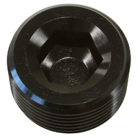 AEROFLOW AF932-01BLK NPT HEX PLIG 1/16" BLACK