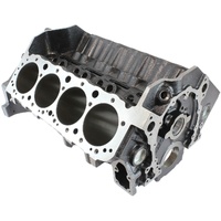Aeroflow AF96-1002 Cast S/B Chev Engine Block 4.125" Bore 9.025" Deck 4 Bolt Cap