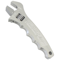 AEROFLOW AF98-2003S ALUMINIUM ADJUSTABLE SPANNER - SILVER , SIZES -3AN TO -12AN