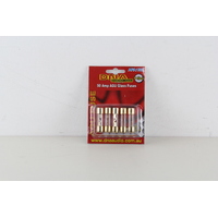 DNA AGU GOLD FUSES 50 AMP 5 PACK - HIGH QUALITY GOLD PLATED ( AFA150 )