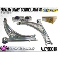 SUPERPRO ALLOY FRONT LOWER CONTROL ARMS KIT FOR AUDI A3 MK2 2003-ON ALOY0001K