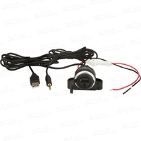 DNA FLUSH MOUNT 3.5mm & USB SOCKET TO 3.5mm USB & DATA LEAD ALR237