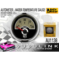 AUTOMETER CRUISER SERIES WATER TEMPERATURE GAUGE 2-1/16" (52.4mm) 100-250°F 