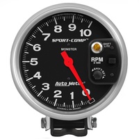 AUTOMETER AU3903 SPORT COMP SERIES SHIFT LITE TACHOMETER 5" PEDESTAL MOUNT