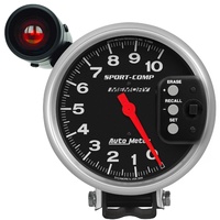 AUTOMETER AU3906 SPORT COMP SERIES SHIFTLITE MEMORY TACHOMETER 5" PEDESTAL MOUNT