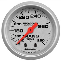 AUTOMETER AU4351 ULTRA LITE SERIES TRANSMISSION TEMP GAUGE 2-1/16" - 140 - 280°F