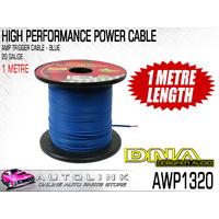 DNA AMP TRIGGER CABLE 20GA 2mm OUTER DIA. BLUE ( 1 METRE LENGTH ) AWP1320