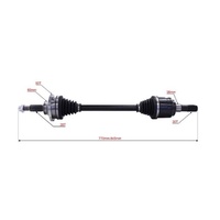 DRIVE SHAFT ASSEMBLY LEFT B1038 FOR FORD FG 6cyl TURBO & V8 MODELS SEDAN & UTE