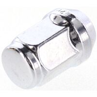 Nice B119 Chrome Wheel Nut 7/16" Thread Mag Taper Closed 19mm Hex x1