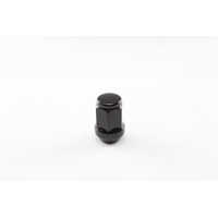 NICE BLACK WHEEL NUTS M12 x 1.5 THREAD 60° TAPER - 19mm HEX ( B319B ) x5