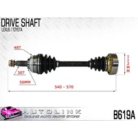 DRIVESHAFT ASSEMBLY B619A FOR TOYOTA CAMRY / LEXUS V6 1MZFE - 3VZFE