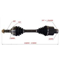 Front Right Drive Shaft Assembly B913A For Auto Ford Escape & Mazda Tribute V6 