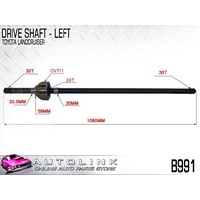 DRIVE SHAFT LEFT FRONT FOR LANDCRUISER HDJ80 4.2L 1HD-T 5/1994-1995 NO ABS