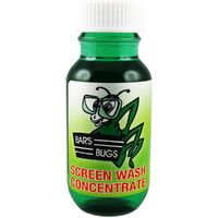 Bars Bugs Windscreen Washer Additive Concentrate Cleaner 50ml Bottle BB50