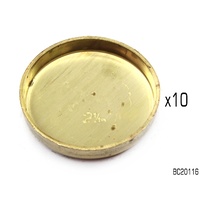 PREMIER BRASS WELSH PLUG CUP TYPE SIZE 2-1/16" BC20116 x10