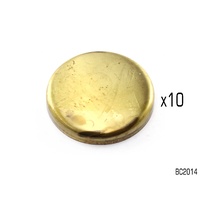 PREMIERE BRASS WELCH PLUGs CUP TYPE 2-1/4" BC2014 PACK OF 10