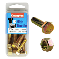 Champion Fasteners BC34 High Tensile UNC Bolts & Nuts 3/8 x 1-1/4 in. Pack of 5